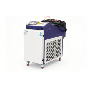 Laser cleaning machine with handheld gun